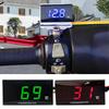 KOSO Motorrad Thermometer Wassertemperatur Mini Meter Klarer LCD Digitalbildschirm Universalsensor Temperaturanzeigen Roller Racing
