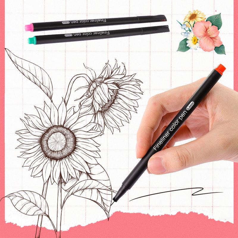 Kreatives buntes Feinspitzen-Liner-Stifte-Set für Journaling und Kritzeln, Große Kapazität