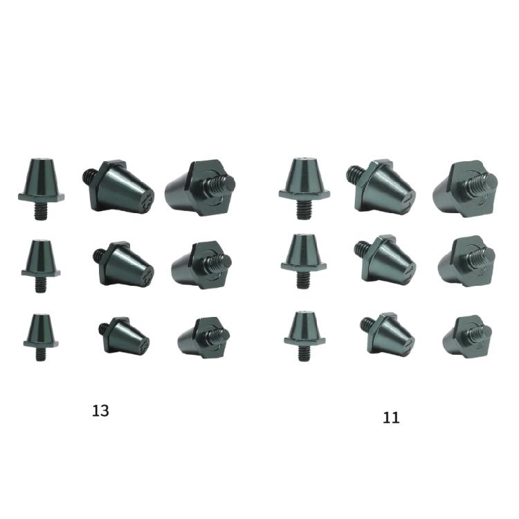 12Pcs Aluminum Football Stud Replacement Cleats Stud Football Boot Spikes Soccer Stud for Football Boot Enduring