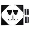 Sliding Gate Kit Heavy Duty Sliding Gate Hardware with Wheels Carbon Steel for Home Garden