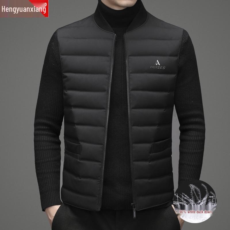 

Мужской пуховый жилет Hengyuanxiang 2025 - Легкая, теплая безрукавка на осень/зиму M