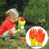 Anti Bite Cut Gardening Gloves Latex Children Protective Gloves Durable Kids Garden Glove  Planting