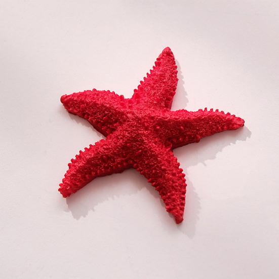 Starfish Figurine Resin Starfish Aquarium Decoration Realistic Artificial Starfish Ornament for Fish Tank Home Nautical Decor DIY Crafts