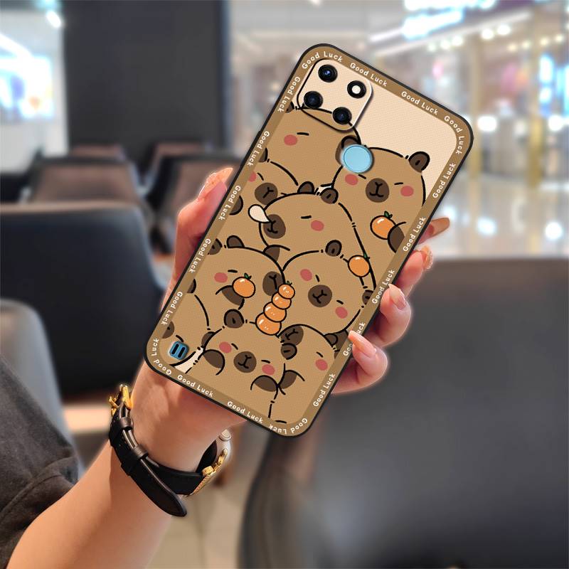 Phone Pouch Graffiti Phone Case For OPPO Realme C21Y/C25Y Silicone Back Cover Full Wrap Anti-dust Anti-knock Soft Case