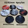 4pcs 55mm M582 62mm M595 Car Wheel Center Hub Caps For OZ O.Z Racing Sport with Logo Emblem Badge Hubcap Accessories