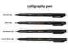 Hand Lettering Pens Brush Lettering Pens Markers Drawing Black Ink Pens Art Marker Calligraphy Pen for Writing School Supplies
