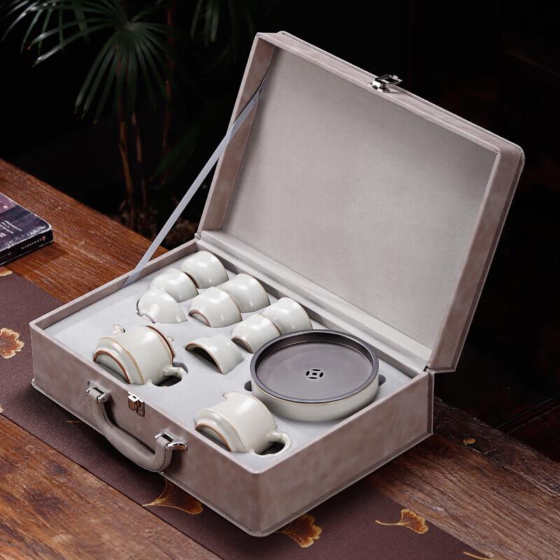Ba Fang Li 11-Piece Chinese Ceramic Tea Set