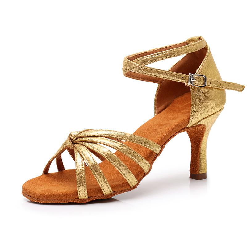 Women Shoes Women Ballroom Latin Dance Shoes Tango Soft Sole Modern Jazz Dancing Performance Shoes 5/7cm Women Practice Sandals