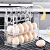 Egg- Storage Container, Egg- Rack Plastic Storage Box Container Organizer Fridge Box For Home Space -