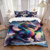 3pcs Bedding Set Dragon Fantasy Includes 1 Comforter + 2 Pillowcases, Without Pillow Inserts, Soft Comfortable, Lightweight Breathable, Prin