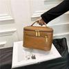 PU Wash Bag New Retro Waterproof Cosmetics Storage Pack Fashi Large Capacity Travel Portable Makeup Handbags 2026 New