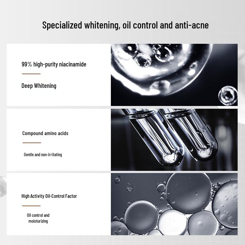 Hefengyu Men's Summer Sun Protection & Whitening Cleanser Set