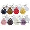 Leather Pet Fur Keepsake Keychain: Cute Cat & Dog Hair Bag Charm Ornament