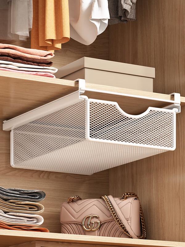Adjustable Wardrobe Hanging Shelf Organizer