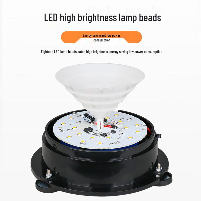 Magnetic Mount LED Warning Strobe Light 12-24V