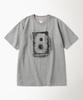 Beulonseun Spray Number Loopwheeled Graphic Tee Melange