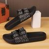  Trendy Men's Slip-On Beach Slippers with Casual Buckle, Comfortable Flat Heel Cover for Couples