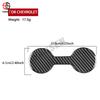 Carbon Fiber Central Cup Holder Pad Panel Cover Trim Modified Sticker for Chevrolet Malibu 2016-2024 Car Accessories