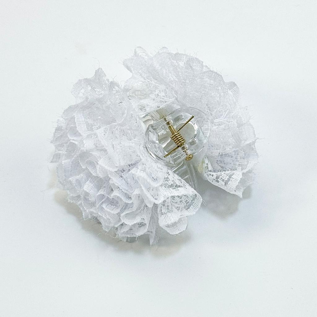 Neue Mini Blumen Haarspangen Mädchen Kinder Spitze Blumen Pferdeschwanzhalter Haarklammern Haarspangen Mode Haarschmuck
