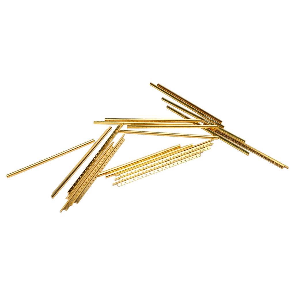 19Pcs Guitar Fret Wire Set Metal Pre Rounded Corner Design Electric Guitars Parts Accessories