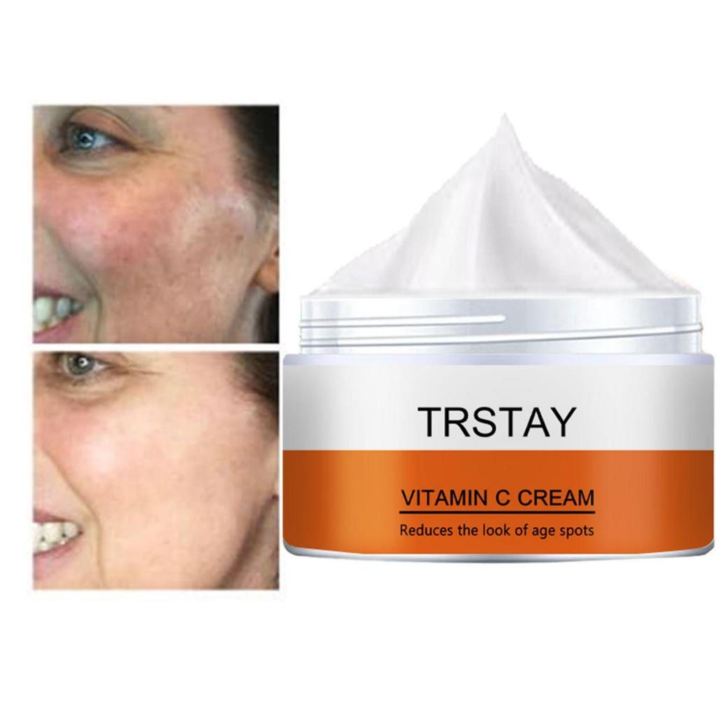 TRSTAY Vitamin C For Face Cream Pigments Dark Spots Removal Whitening Facial Cream Lightening Skin Care Products Beauty Health