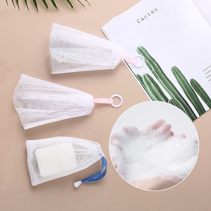 Double-Layer Foaming Soap Bag for Facial Cleansing