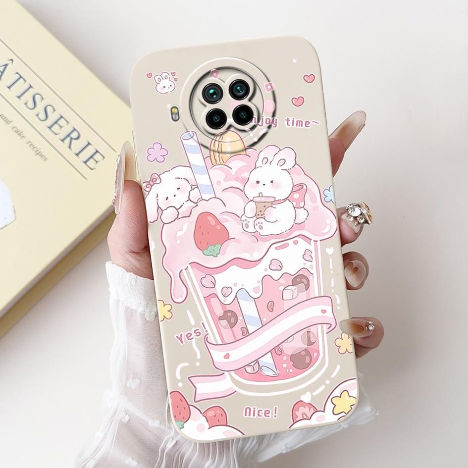 For Xiaomi Mi 10T Lite 5G Case Cute Panda Rabbit Soft TPU Silicone Shockproof Cover For Xiaomi Mi 10i Redmi Note 9 Pro 5G Fundas