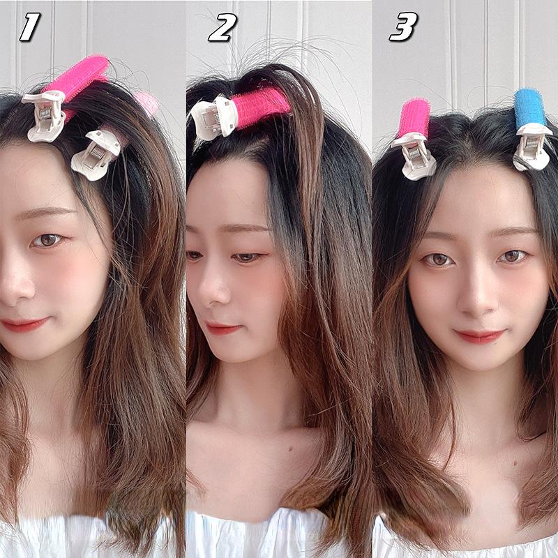 2 Pezzi Frangia Radice dei Capelli Capelli Folti Fermagli per Capelli Pigri Styling Capelli in Alto Arricciacapelli Portatile Fermagli per Capelli Coreani Rulli per Capelli