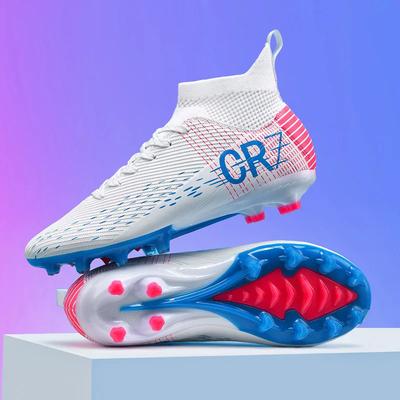 Men Football Boots TF/FG Sports Studded Society Soccer Cleats Kids Turf Indoor Outdoor Training Non Slip Children Football Shoes
