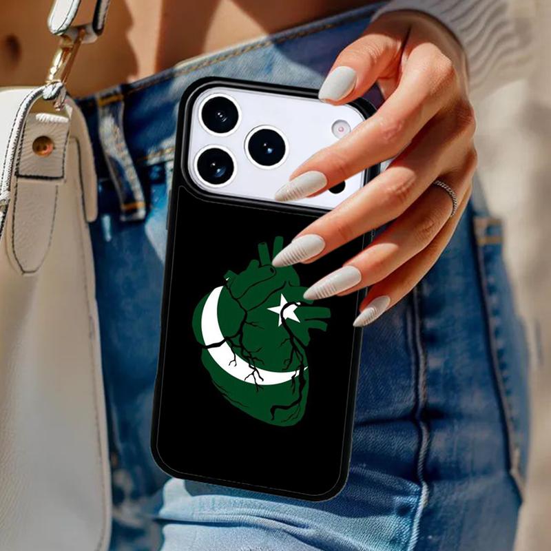 Pakistan Flag Phone Case For iPhone 17 Air 14 15 13 12 Max Cover For Apple 16e 11 Pro Max Plus Coque
