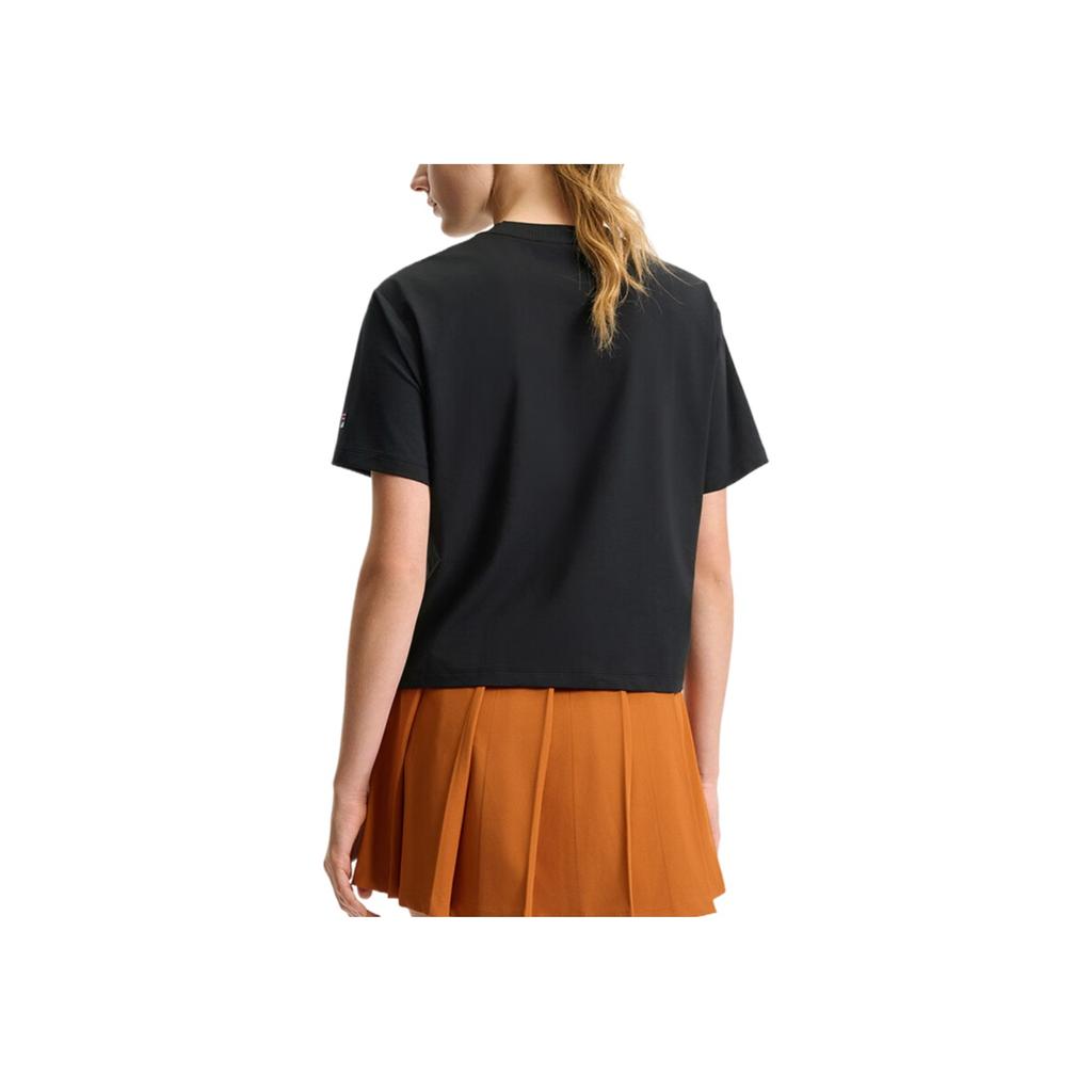 New FILA Regular T Shirt Women's Black A11W523107F