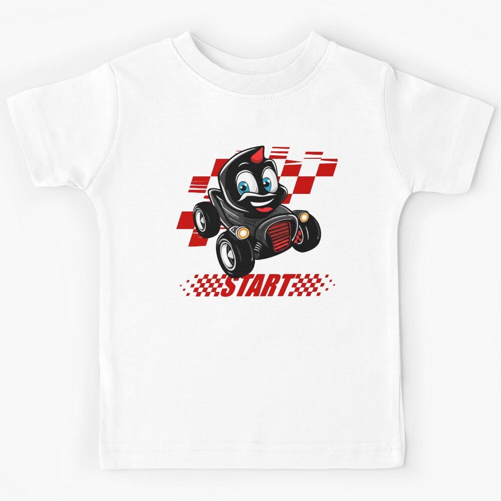 Cute Racing Roadster Kids T-Shirt 130