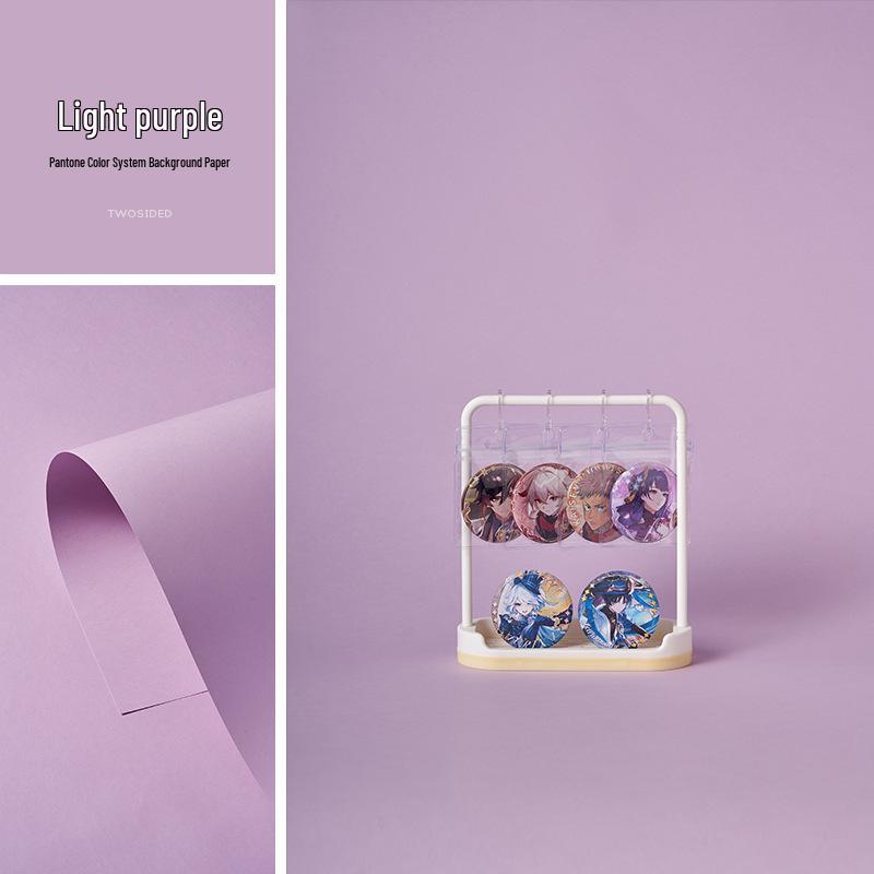 Macaron Colored Photography Background Paper - White, Blue, Red, Gray, Green, Pink, Beige Monochrome Cardstock Base