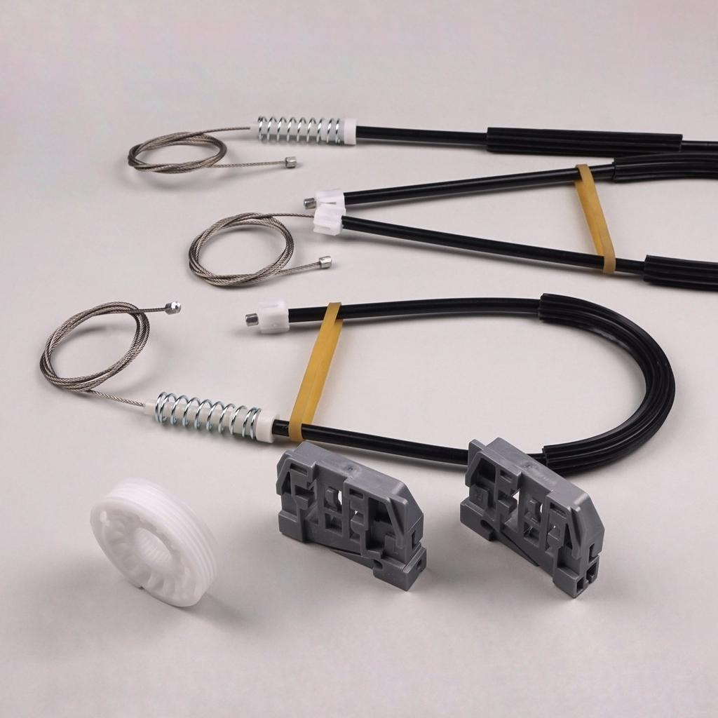 BWR275 Fensterheber Reparaturset Vordertür Rechts für VW Caddy MK3 2K 2C 2004-2015 Van MPV 2K1837730