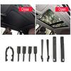 2006-2013 BMW X5 E70 Car Sunroof Sun Visor Bracket Clip Repair Kit | 10pcs | Black | Durable | Clips
