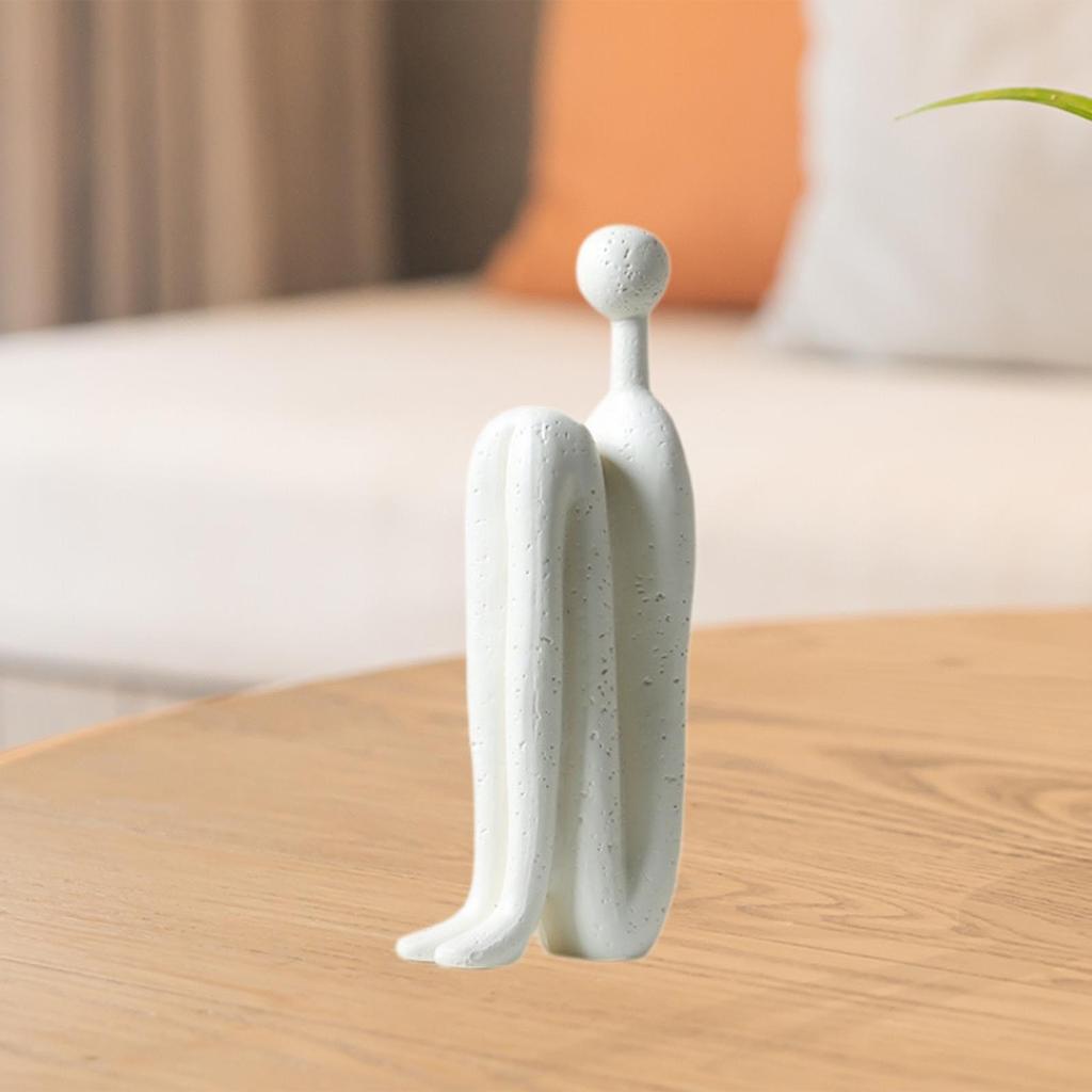 Abstract Figure Sculpture Modern Statue for Table Centerpiece Cabinet Desk