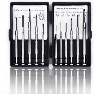 11pcs a Set Mini Screwdriver Set Watch and Eyeglass Repair Precision Screwdriver Kit