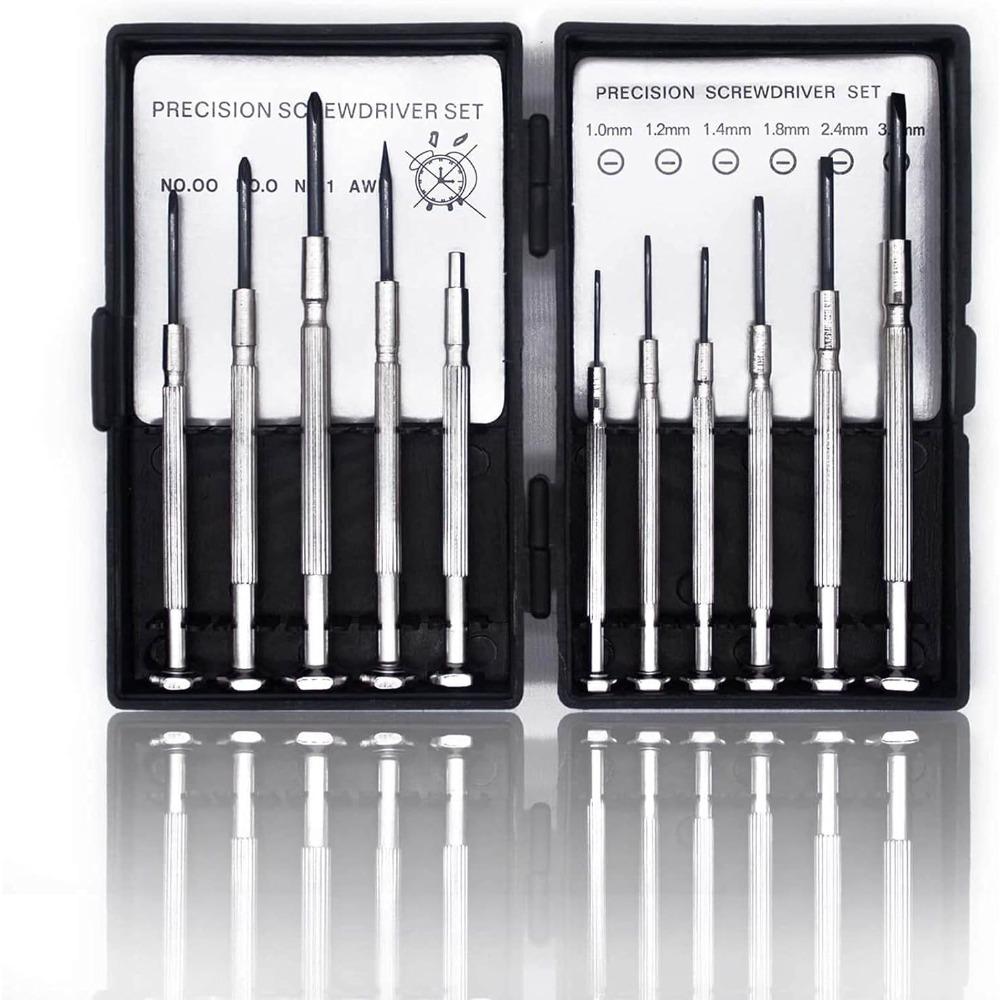 

11pcs a Set Mini Screwdriver Set Watch and Eyeglass Repair Precision Screwdriver Kit