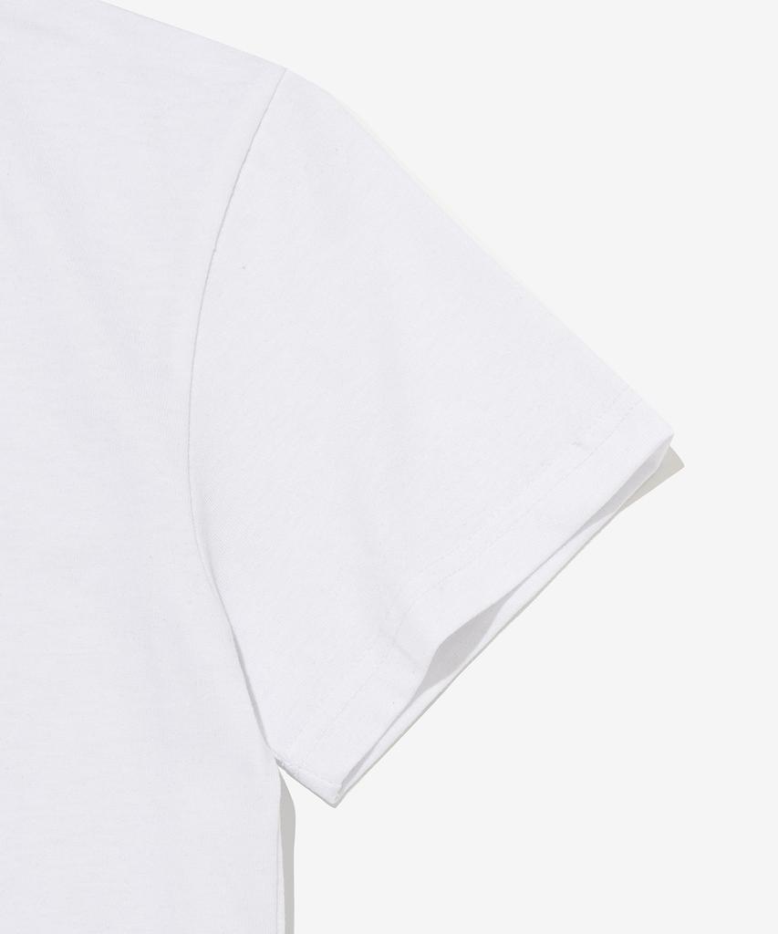 Beullaengkiteu Women'S Essential Soft Crew Neck T-Shirt (White)