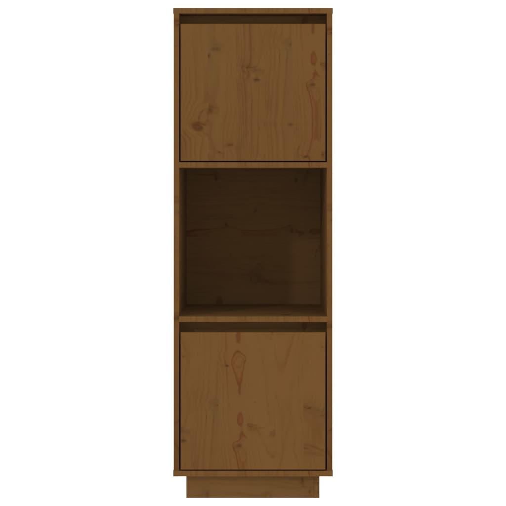 Vidaxl Cabinet, Honey Brown, 38X35X117 Cm, Solid Pine Wood