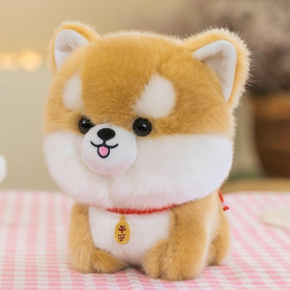 20cm Stuffed Animals Lifelike Puppy Plushies Doll  for Girls Boys Child Gifts