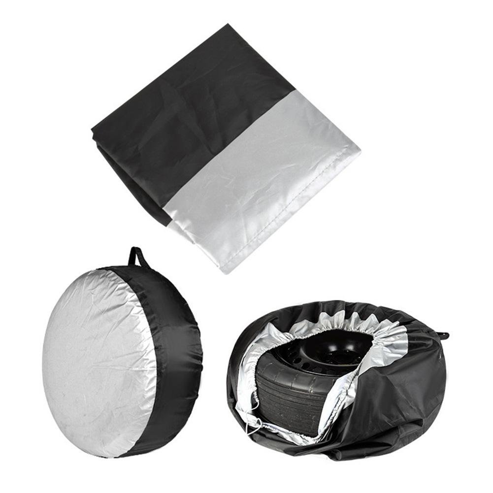 Tire Cover Wheel Storage Bag Spare Tire Protector Drawstring Installation