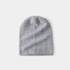 100% Wool Unisex Winter Warm Jacquard Knitted Slouch Hat-Casual Style Adult Fit Head Circumference No Decoration