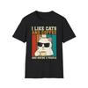 Cool Cat & Coffee Lovers Tee, Funny Cat T-Shirt, Gift for Cat People, [...]