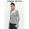 UR Women's Halter Neck Fake Two-Piece T-Shirt