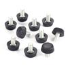 10Pc M6*10mm Thread Height Adjustable Leveling Chair Leg Feet Furniture Mat Screw-in Base Sofa Bed Cabinet Table Floor Protector