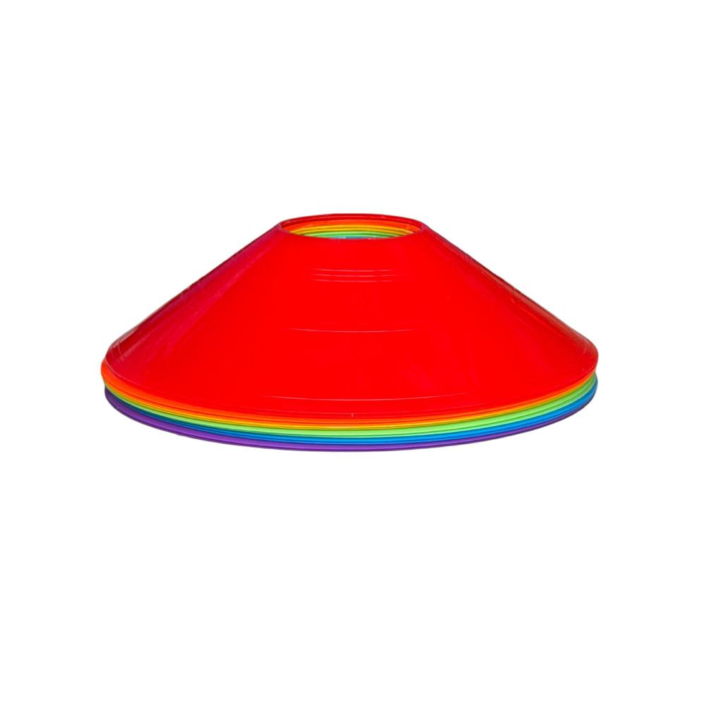 Children's Sports Training Marker Discs - Round Plates for Soccer Practice Obstacle Training.