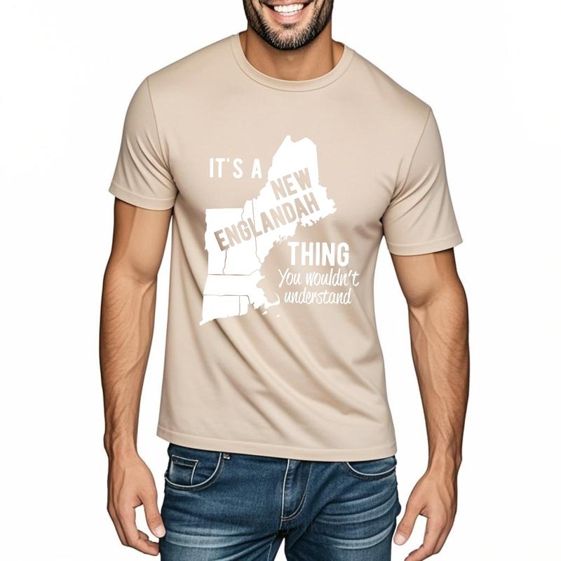 Plus Size Summer For Her Tshirt Its A New Englandah Thing You Wouldnt Understand Short Sleeve Solid Color ONeck Tshirt