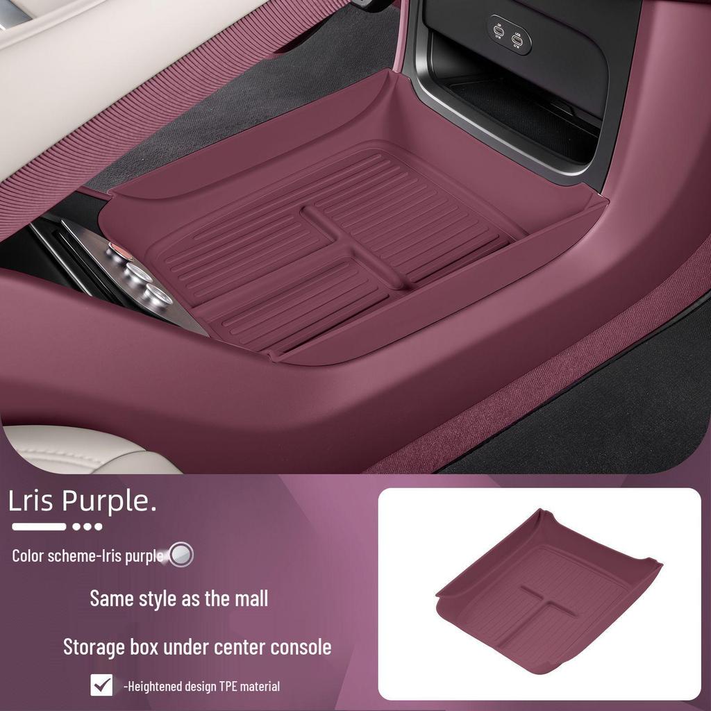 Silicone Pad for Xiaomi YU7 Central Console Armrest Box Organizer