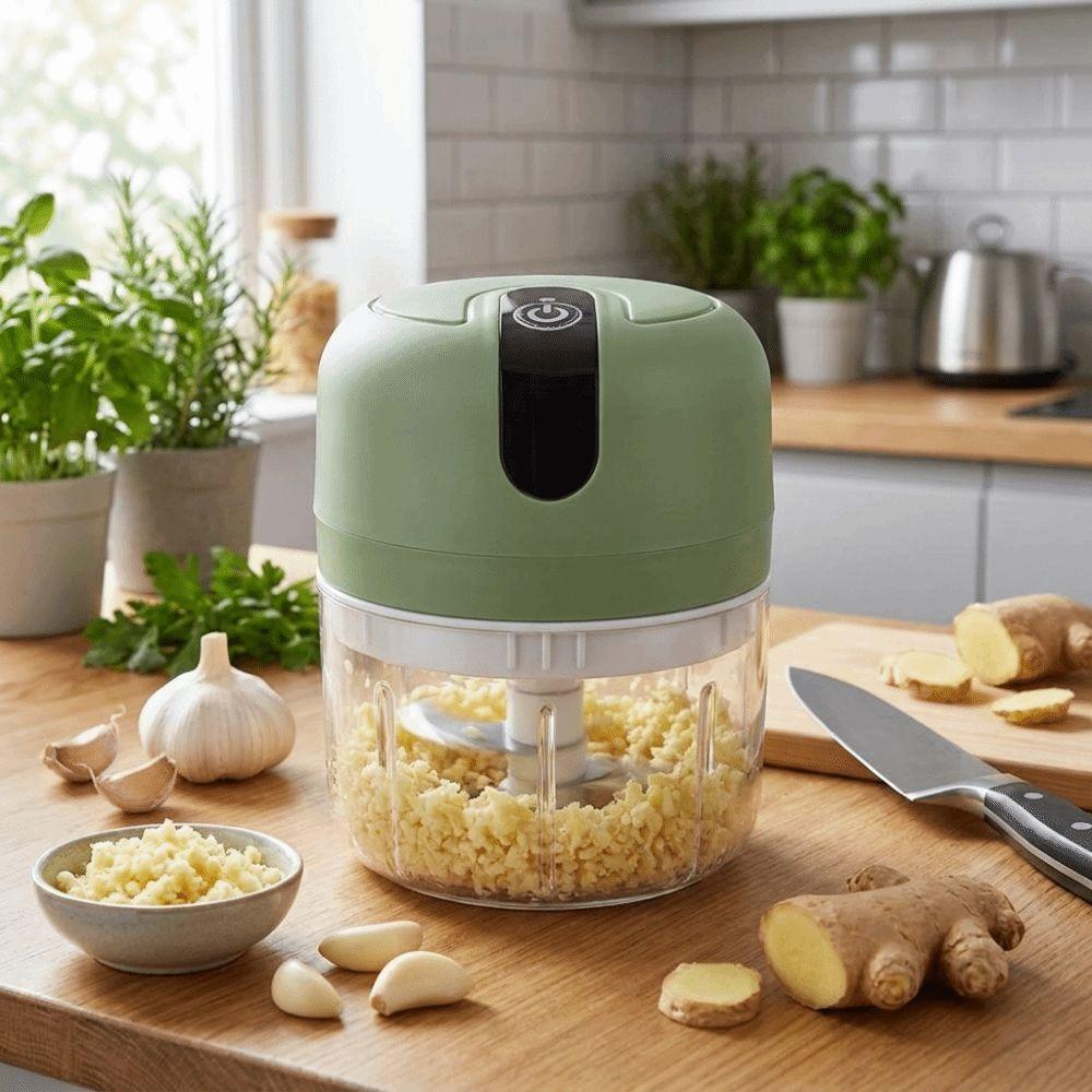 Multi-functional Vegetable Chopper Mini Electric Grinder Kitchen Tools Garlic Masher Home Cooking